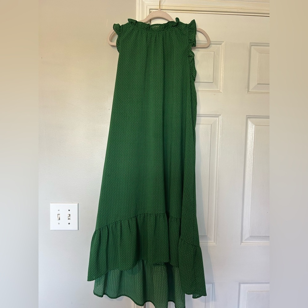 Who What Wear Women’s Size M Polka Dot Sleeveless Dress With Assymetrical Hem - Picture 6 of 6